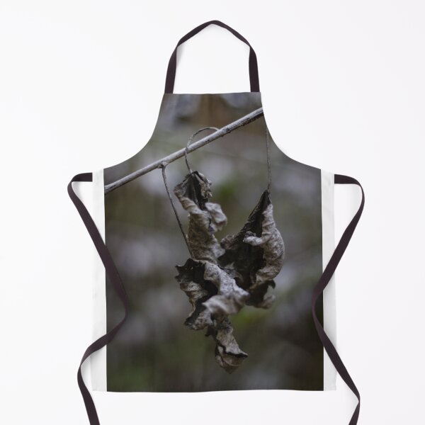 Item preview, Dried Dead Leaves Hanging From Branch In Autumn Forest Closeup With Moody Decay designed and sold by Nmallia.