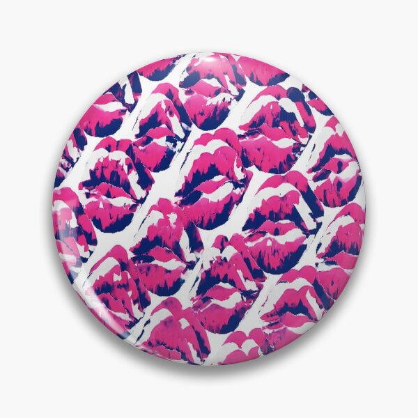Item preview, Pop Art Lipstick Kiss Pattern designed and sold by tabe9001234.