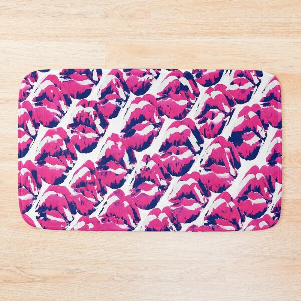 Item preview, Pop Art Lipstick Kiss Pattern designed and sold by tabe9001234.