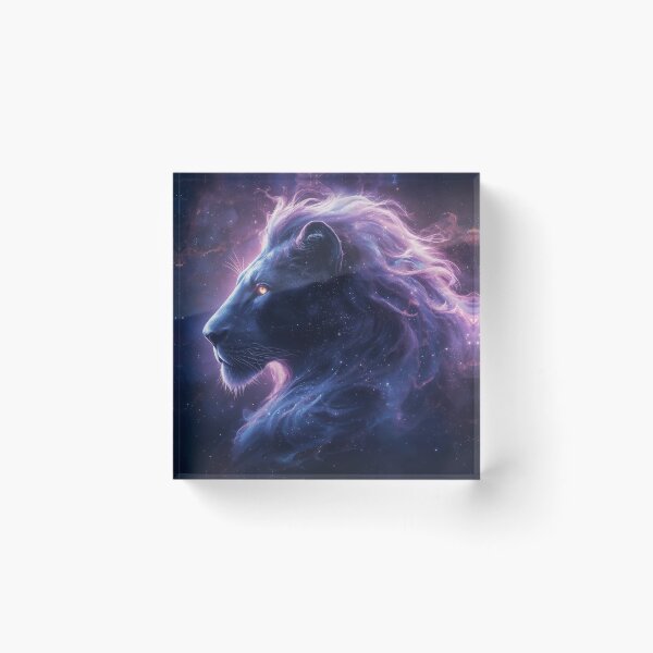 Item preview, Cosmic Lion with Starry Mane Art designed and sold by Nick Seidel.