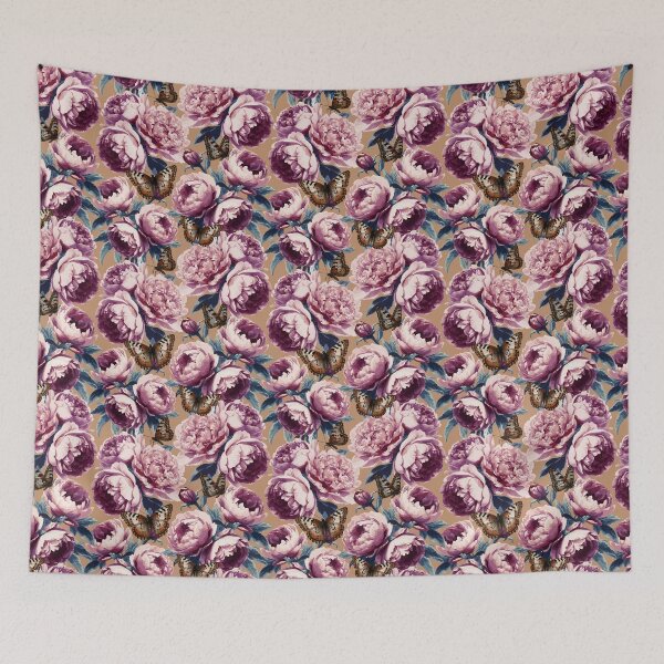 Item preview, Vintage Chic Floral - sand designed and sold by elenabdesigns.