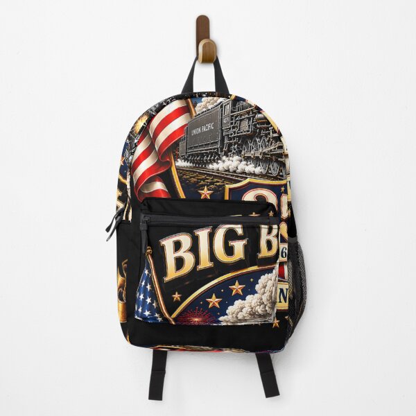 Item preview, Big Boy 4014 Train 4th Of July Retro US Flag Vintage Apparel designed and sold by studiopekepeke.