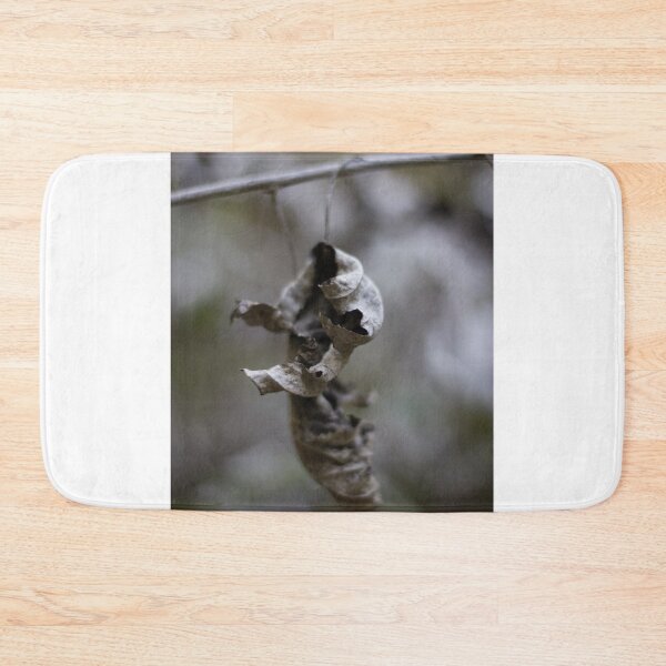Item preview, Dried Dead Leaves Hanging From Branch In Autumn Forest Closeup With Moody Decay designed and sold by Nmallia.