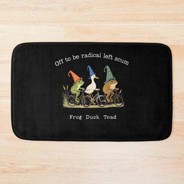 Item preview, Off To Be Radical Left Scum Frog Duck Toad Meme Humor designed and sold by studiopekepeke.