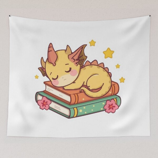 Item preview, Book Dragon Kawaii Sticker designed and sold by Stylestickers55.