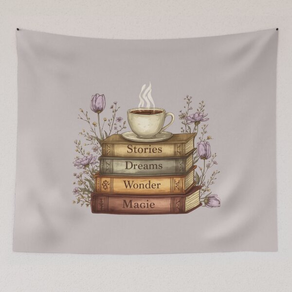 Item preview, Stories Dreams Wonder Magic Book Lover Design designed and sold by aminomen.