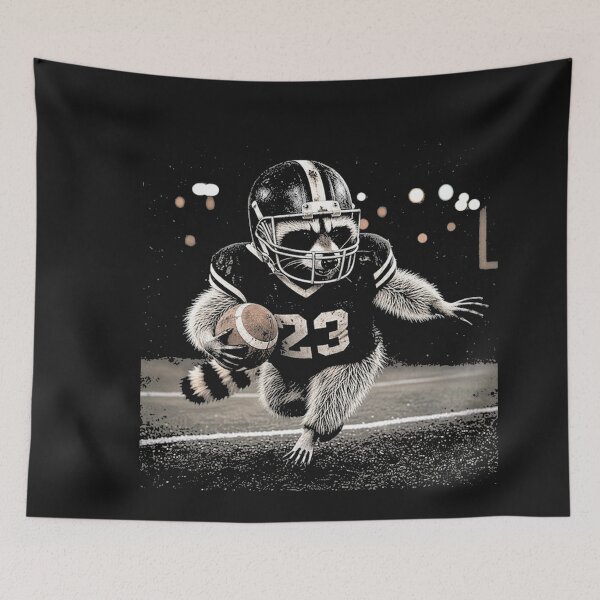 Item preview, Raccoon Gridiron Running Pigskin Uniform 23 designed and sold by Tsugraf Designs.