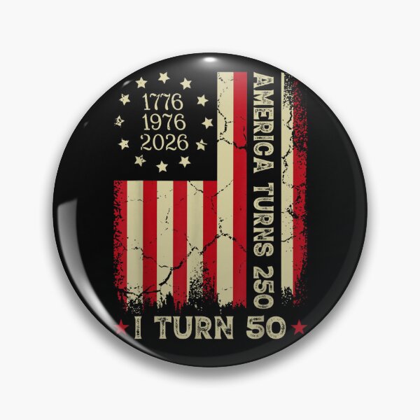 Item preview, America Turns 250 I Turn 50 Year Old 1976 50th Birthday designed and sold by studiopekepeke.