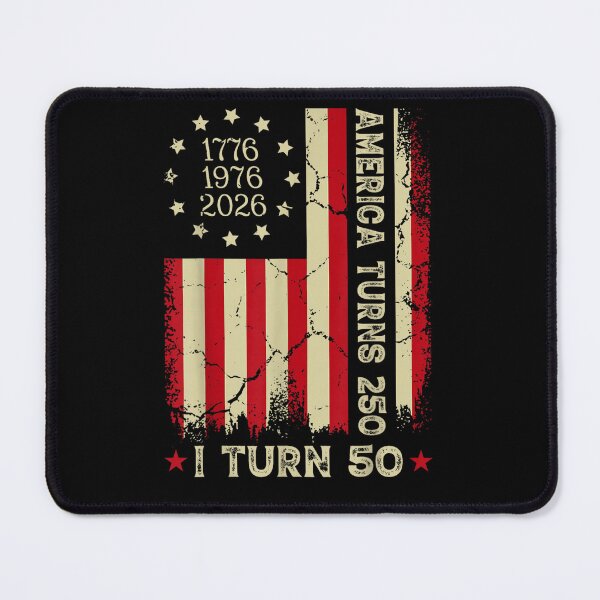 Item preview, America Turns 250 I Turn 50 Year Old 1976 50th Birthday designed and sold by studiopekepeke.