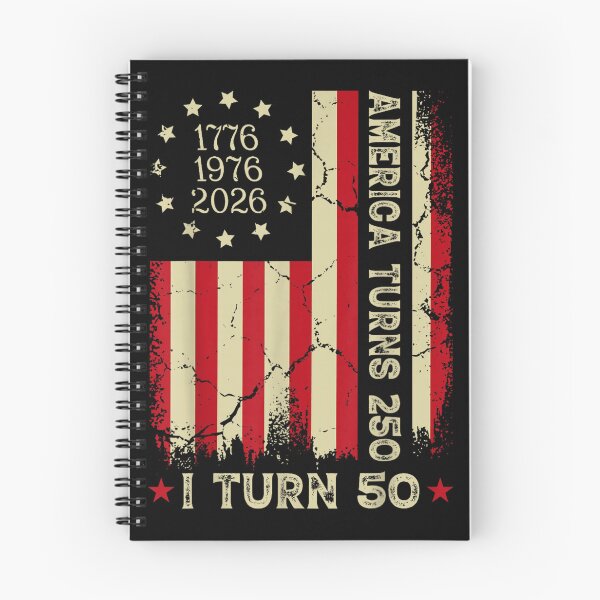 Item preview, America Turns 250 I Turn 50 Year Old 1976 50th Birthday designed and sold by studiopekepeke.