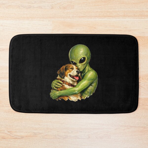 Item preview, Alien hugs dog designed and sold by ReneMM.