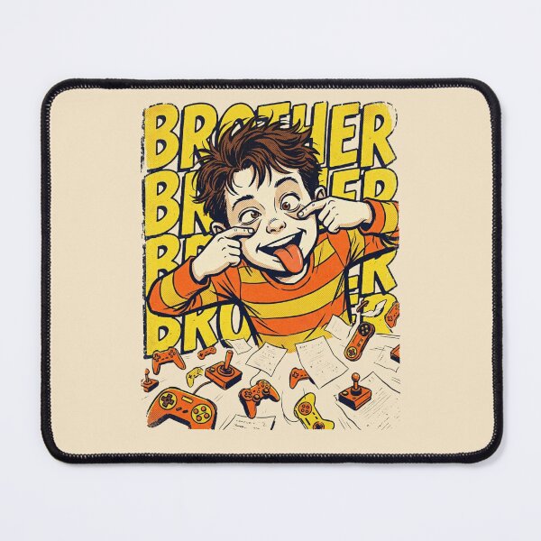 Item preview, Retro Pop Art Idiot Brother Funny Sibling designed and sold by DuckOddity.