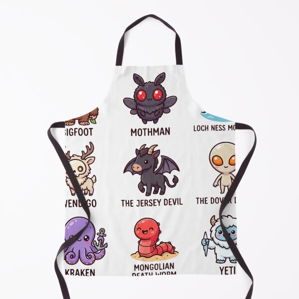 Item preview, Cute Cryptid Kawaii Icons designed and sold by redsharkuk.