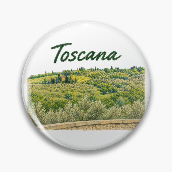 Item preview, Tuscany – Olive groves and Italian hills in pencil style designed and sold by JOANNASKAH.
