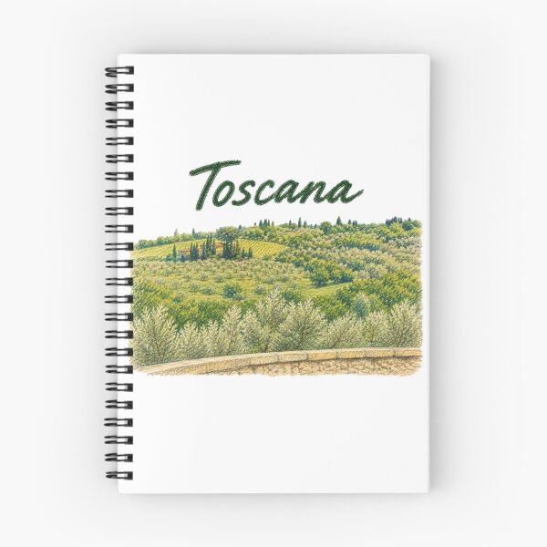 Item preview, Tuscany – Olive groves and Italian hills in pencil style designed and sold by JOANNASKAH.