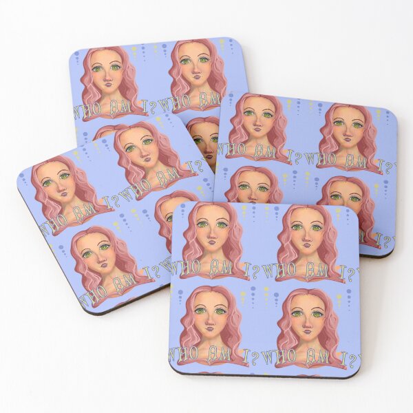 Item preview, Who am I? bluish designed and sold by MoonlitFire.