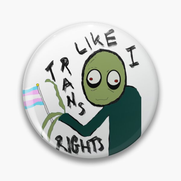 Item preview, I Like Trans Rights | Salad Fingers designed and sold by Asher Chelder.