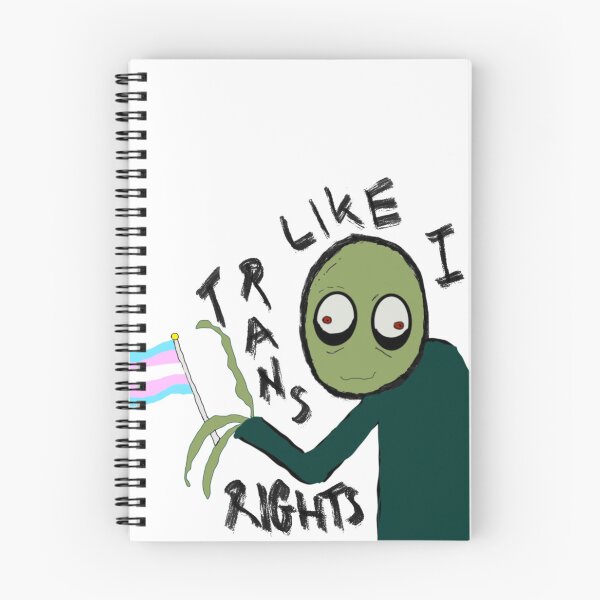 Item preview, I Like Trans Rights | Salad Fingers designed and sold by Asher Chelder.