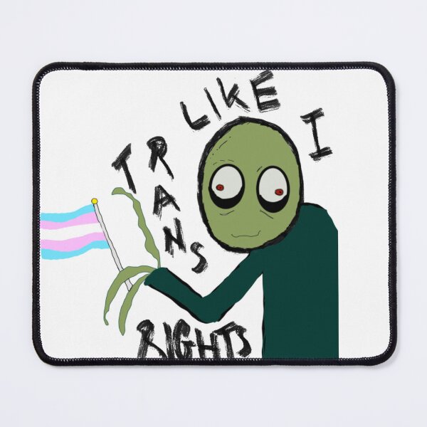 Item preview, I Like Trans Rights | Salad Fingers designed and sold by Asher Chelder.