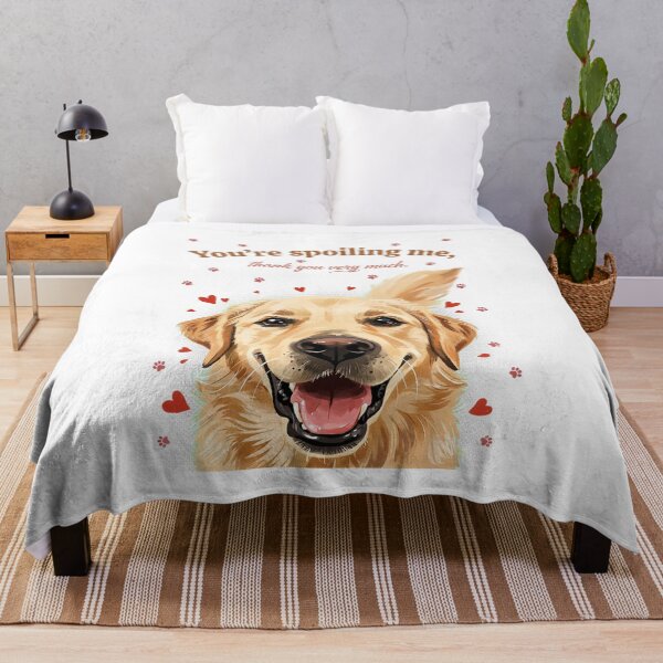 Item preview, You’re Spoiling Me, Thank You Very Much – Golden Retriever Dog Lover Design designed and sold by Cool-cat-art.