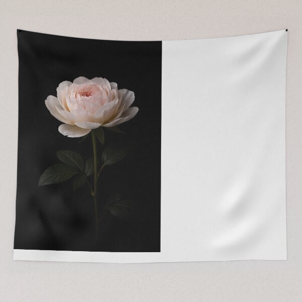 Item preview, Elegant Pink Rose Bloom Botanical Flower Art designed and sold by bellaever.