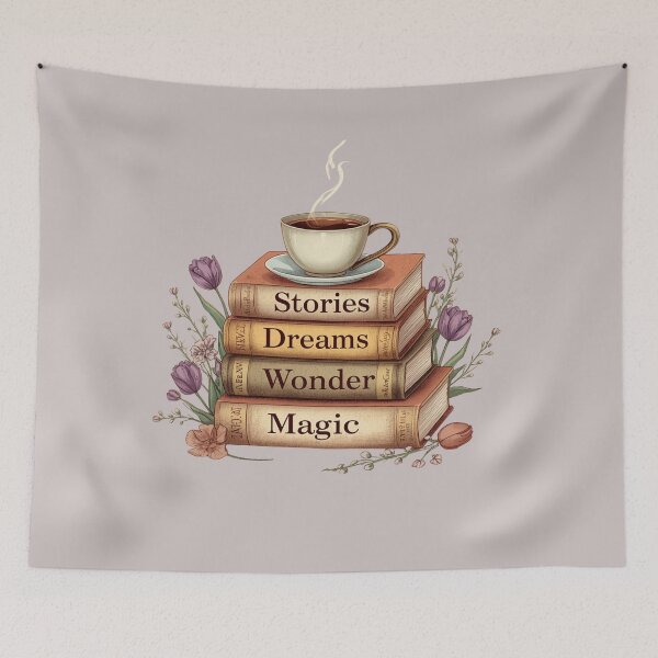 Item preview, Magic of Books Cozy Reader Artwork designed and sold by aminomen.