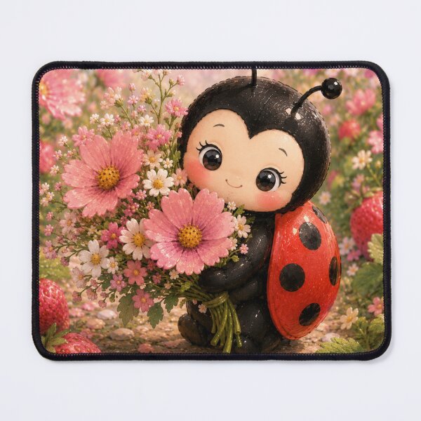 Item preview, Cute Ladybug with Flowers designed and sold by Design by Sara.