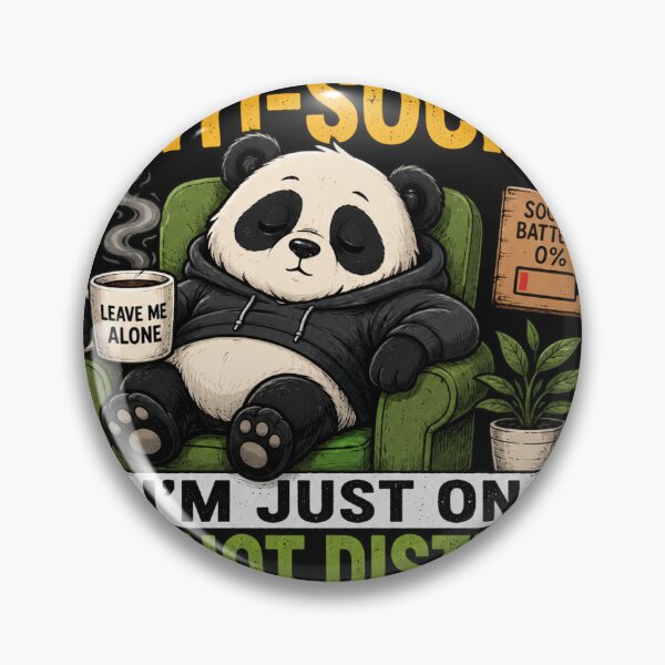 Item preview, Anti social panda  designed and sold by SamJane23.