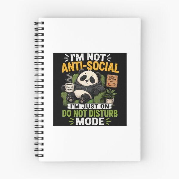 Item preview, Anti social panda  designed and sold by SamJane23.
