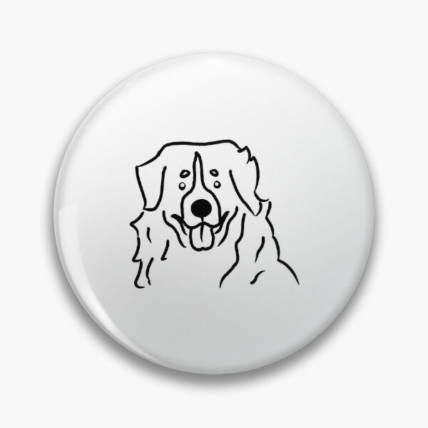 Item preview, Bernese Mountain Dog Line Art designed and sold by FurAndInk.
