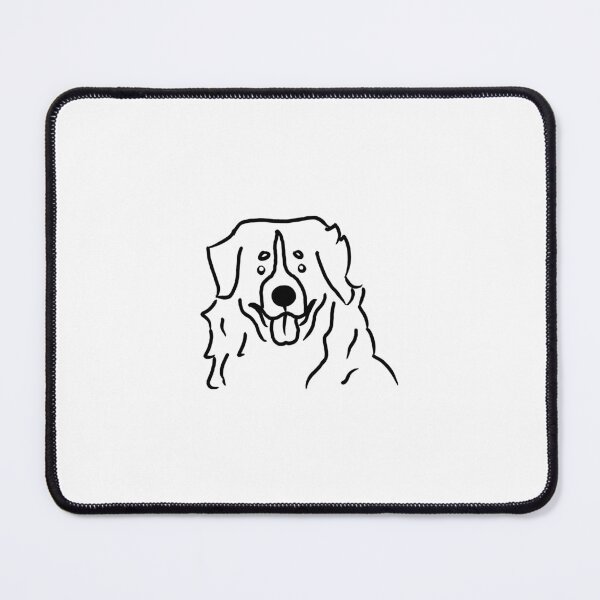 Item preview, Bernese Mountain Dog Line Art designed and sold by FurAndInk.
