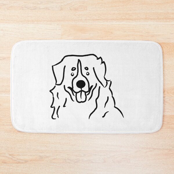Item preview, Bernese Mountain Dog Line Art designed and sold by FurAndInk.