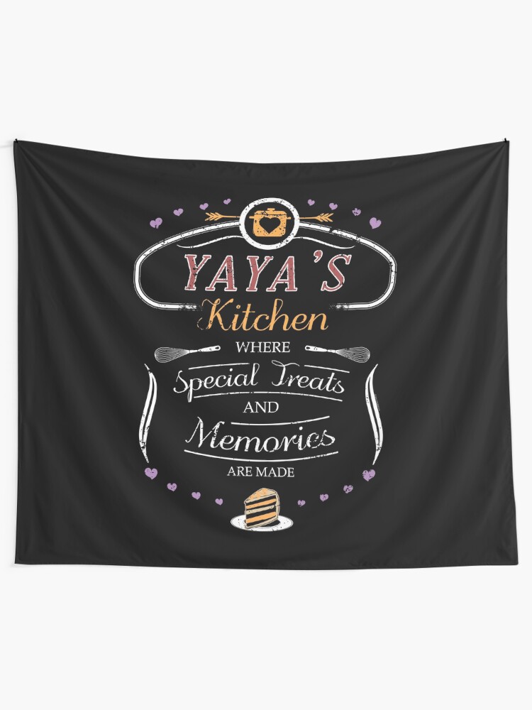 Tela Decorativa Yayas Kitchen Yaya Gifts Shirt Regalos Para Yaya Shirt De Shoppzee Redbubble