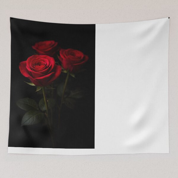Item preview, Romantic Red Roses Dark Floral Photography designed and sold by bellaever.