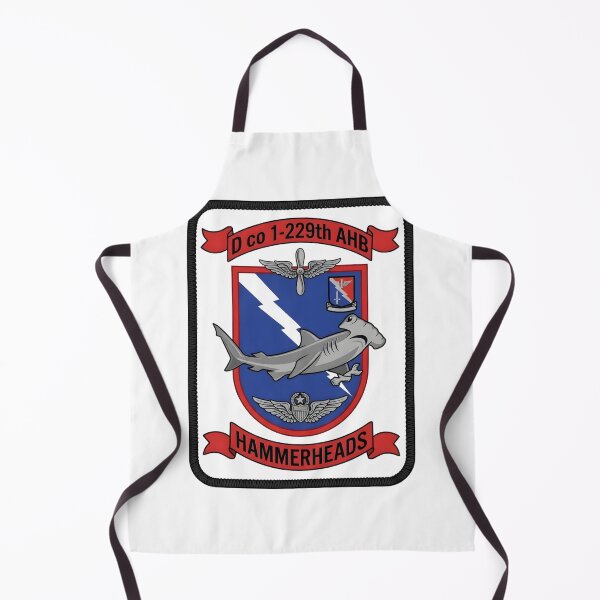 Item preview, Insignia of D Company, 1st Battalion, 229th Aviation Regiment (Attack Helicopter Battalion) "Hammerheads" designed and sold by CharlieDesings.