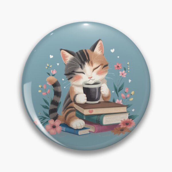 Item preview, One More Chapter Cat Sticker designed and sold by Stylestickers55.