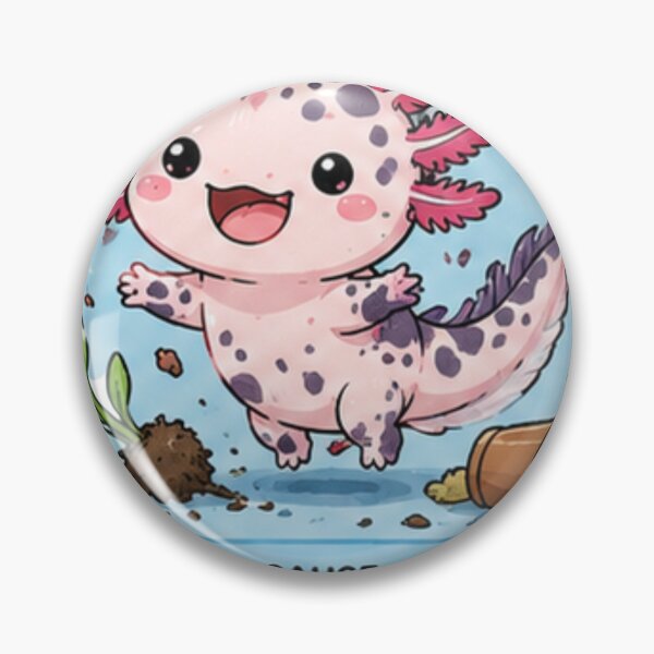 Item preview, Funny Axolotl Quote Design | Cute Chaotic Animal Art designed and sold by Ancient Egypt treasures.