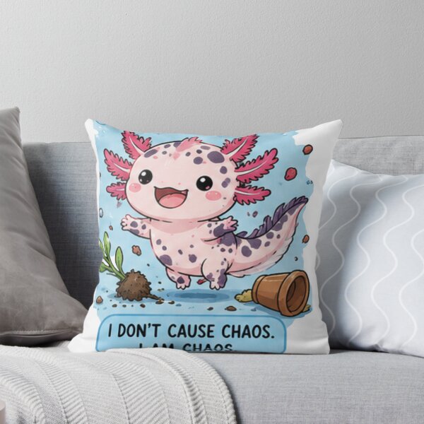 Item preview, Funny Axolotl Quote Design | Cute Chaotic Animal Art designed and sold by Ancient Egypt treasures.