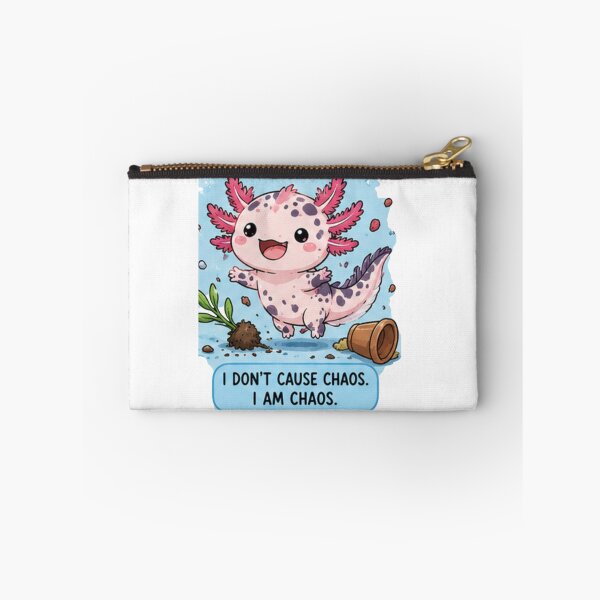 Item preview, Funny Axolotl Quote Design | Cute Chaotic Animal Art designed and sold by Ancient Egypt treasures.