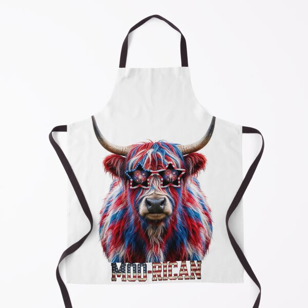 Item preview, MOO-RICAN , Funny 4th of July Cow designed and sold by DigitalArtsWrld.