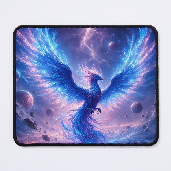 Item preview, Cosmic art spiritual Phoenix – Epic Galaxy Painting  designed and sold by CozyAnimalArt.