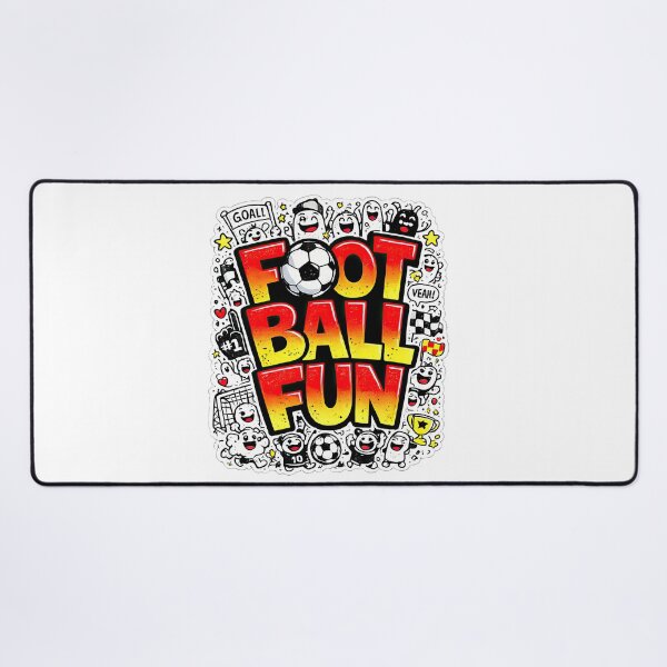 Item preview, Football Fun Colorful Cartoon Doodle Design designed and sold by LeCoinDeFredPro.