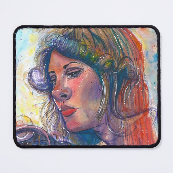Item preview, Stevie Nicks watercolor painting designed and sold by MoonlitFire.