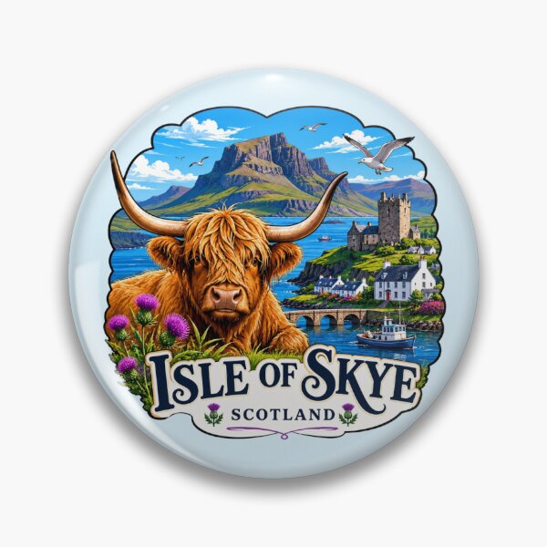 Item preview, Isle of Skye - Highland Cow designed and sold by Myra365Art.