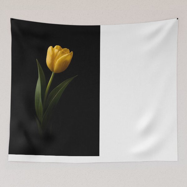 Item preview, Elegant Yellow Tulip Flower Minimalist Botanical designed and sold by bellaever.