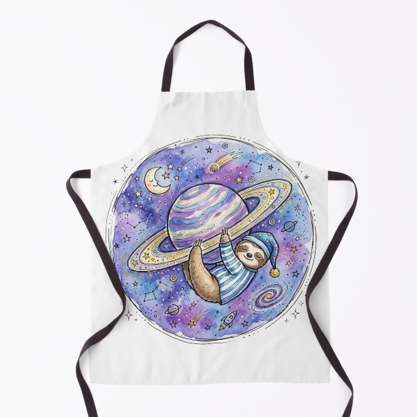 Item preview, Cosmic Sleeping Sloth Space Art | Cozy Bedroom Nursery Decor designed and sold by Cosmic Doodle Co..