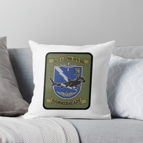 Item preview, Insignia of D Company, 1st Battalion, 229th Aviation Regiment (Attack Helicopter Battalion) "Hammerheads" designed and sold by CharlieDesings.