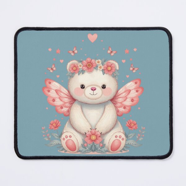Item preview, Flower Fairy Bear Kawaii Sticker designed and sold by Stylestickers55.