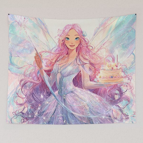 Item preview, Pastel Fairy Birthday Magic Princess designed and sold by Petal & Pattern Co.
