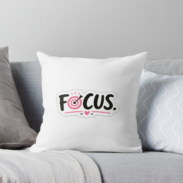Item preview, FOCUS Sticker | Motivational Productivity Aesthetic Decal designed and sold by Cozy Art Studio.